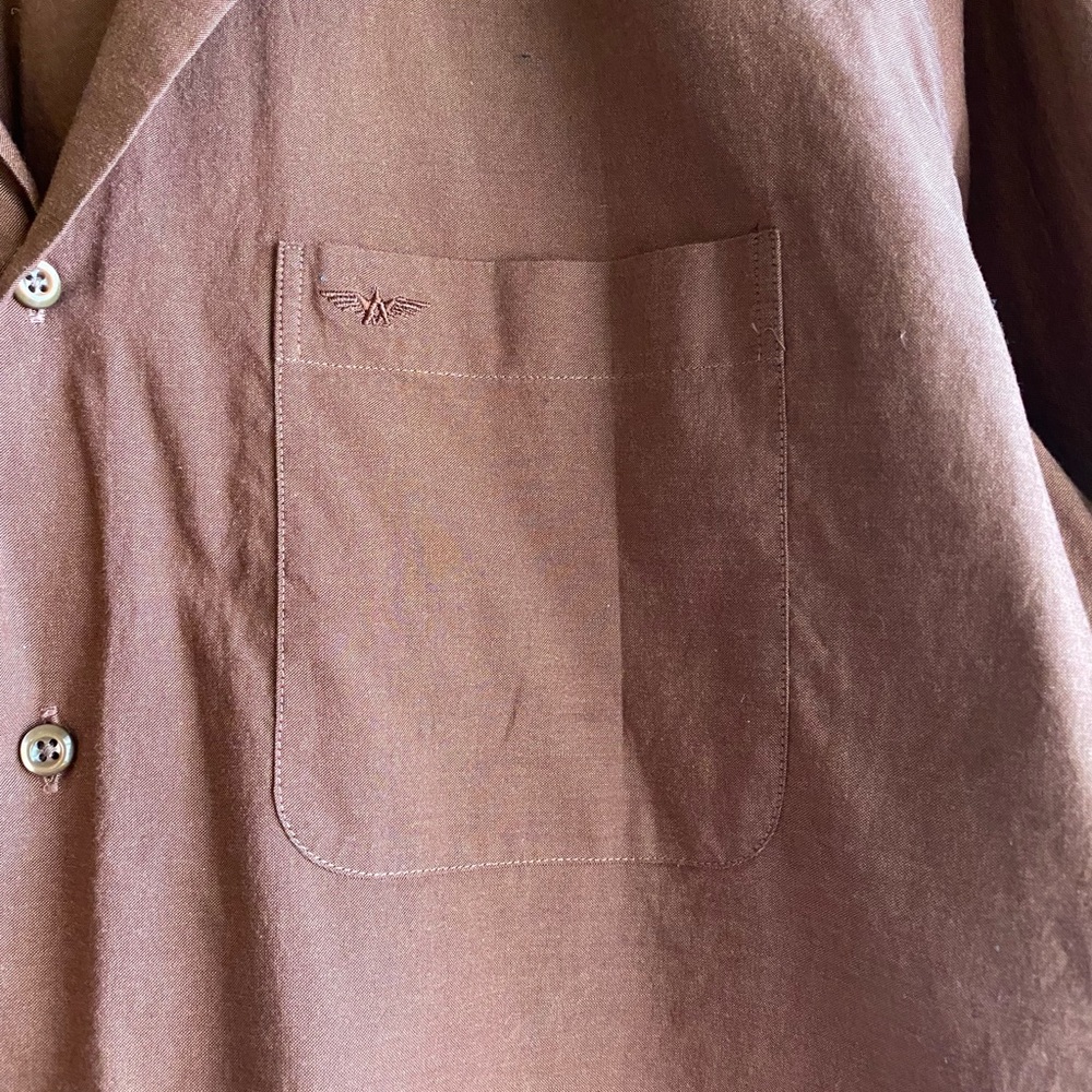 brown button down - Picture 3 of 7